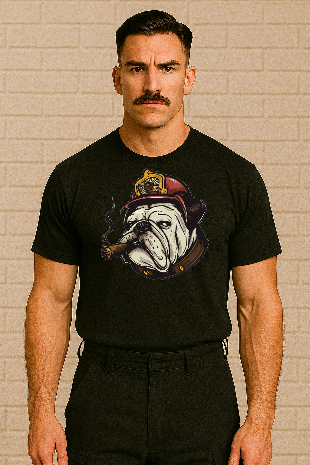 TailboardDNA Bulldog Coloured Logo T Shirt