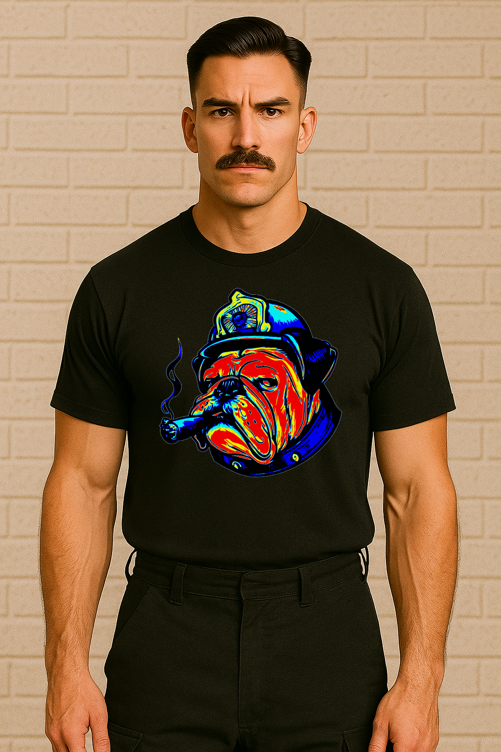 TailboardDNA Bulldog Thermal Logo T Shirt