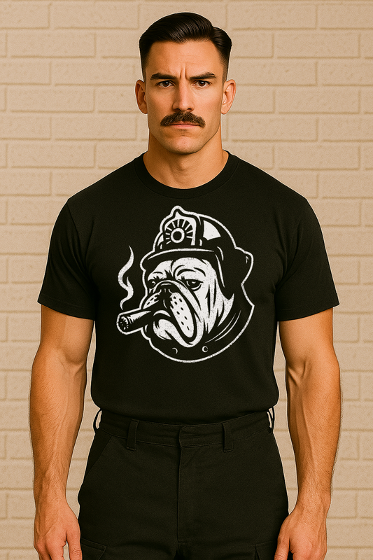 TailboardDNA Bulldog Black & White T Shirt