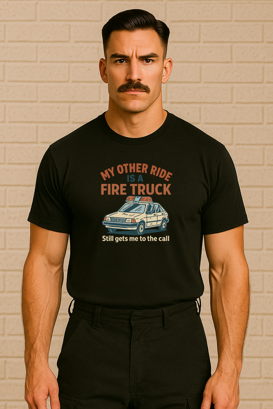 My Other Ride Is A Firetruck Hatchback Edition