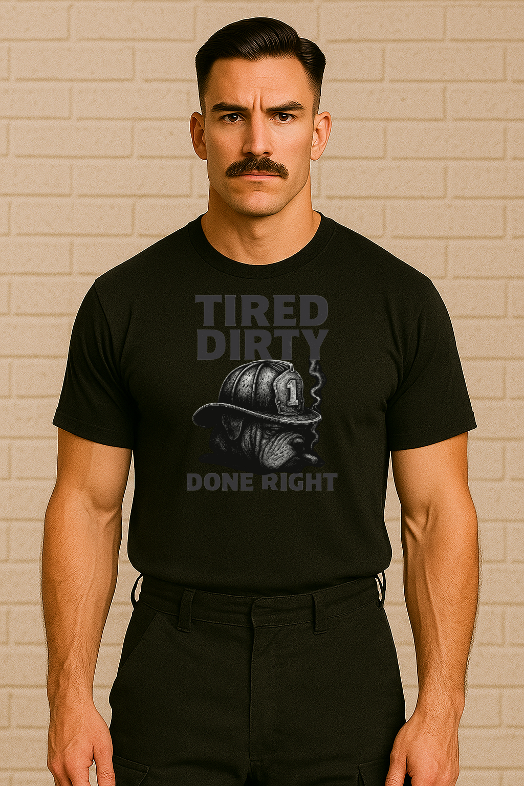 Cansado, sucio, bien hecho