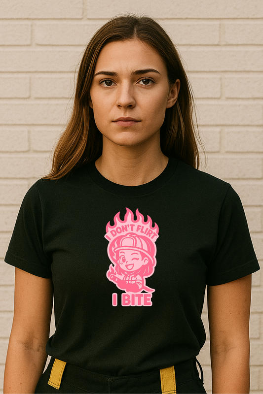 I Don’t Flirt I Bite Pink Edition